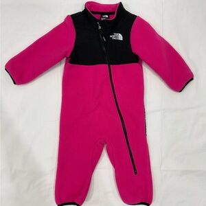 The North Face Denali One Piece Bunting Suit Fuchsia Baby Toddler 12-18 months